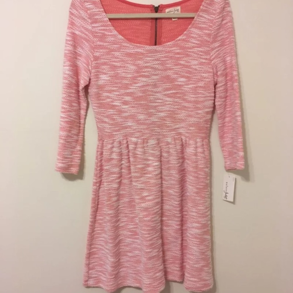 Hot coral dress